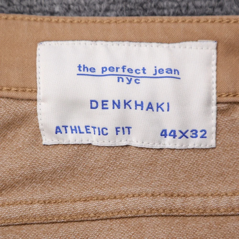 The Perfect Jean NYC Denkhaki Athletic Fit Khaki Tan Pants‎ 44x32 J09V3DDK Mens
